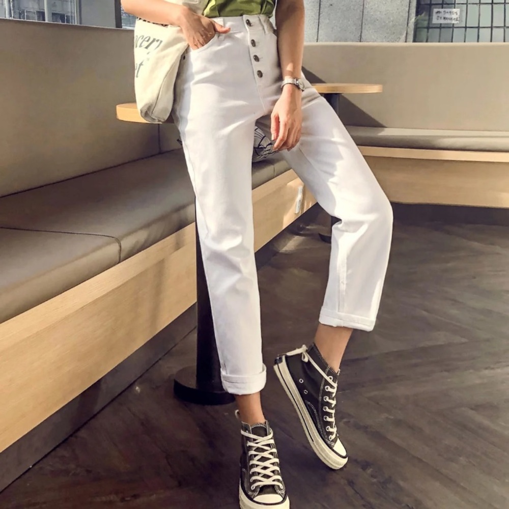 White jeans